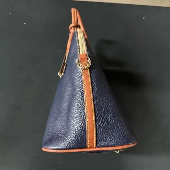 New Dooney and Bourke Pebble Grain Large Domed Satchel